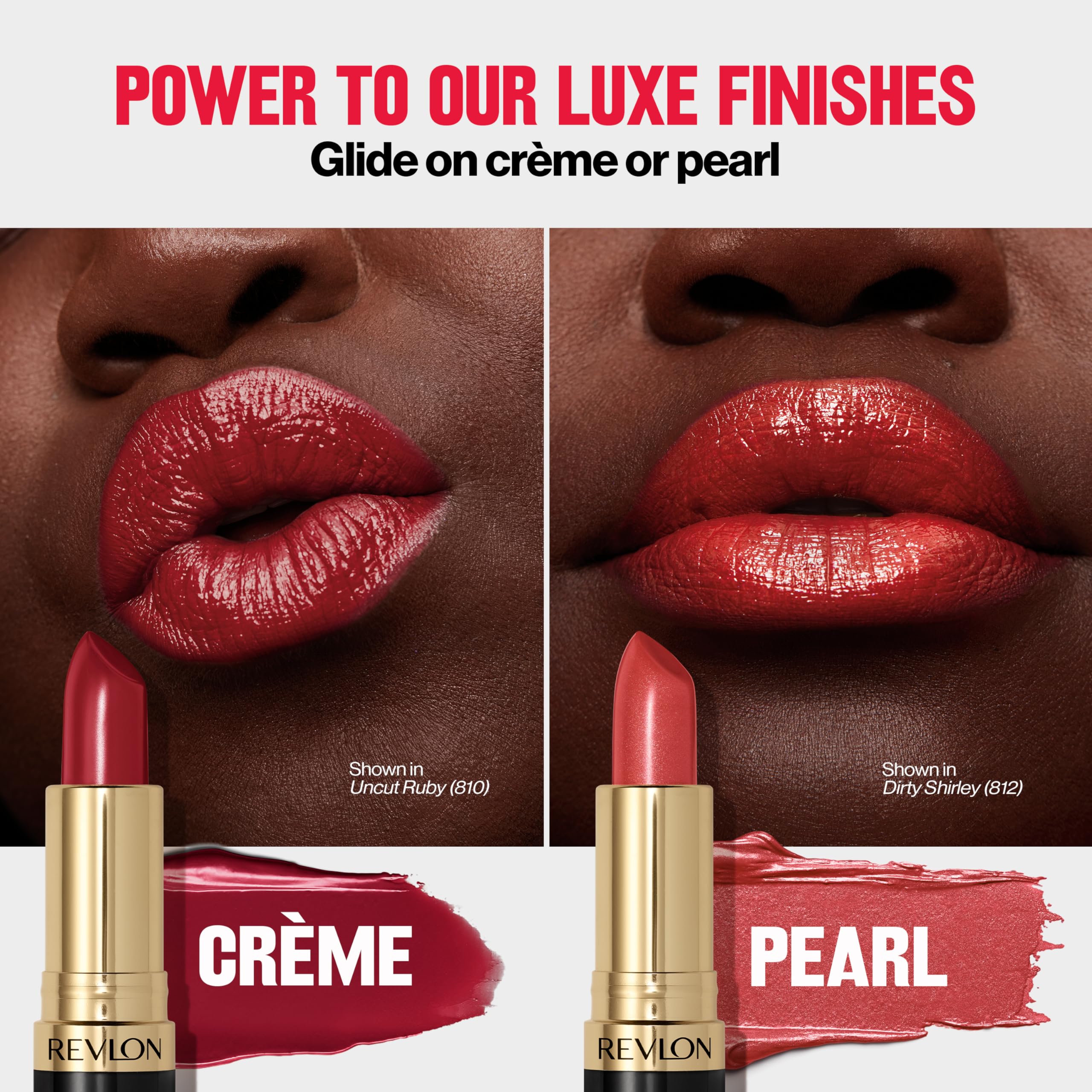 Revlon Super Lustrous Lipstick, Creamy Formula For Soft, Fuller-Looking Lips, Moisturized Feel, 103 Caramel Glace, 0.15 oz