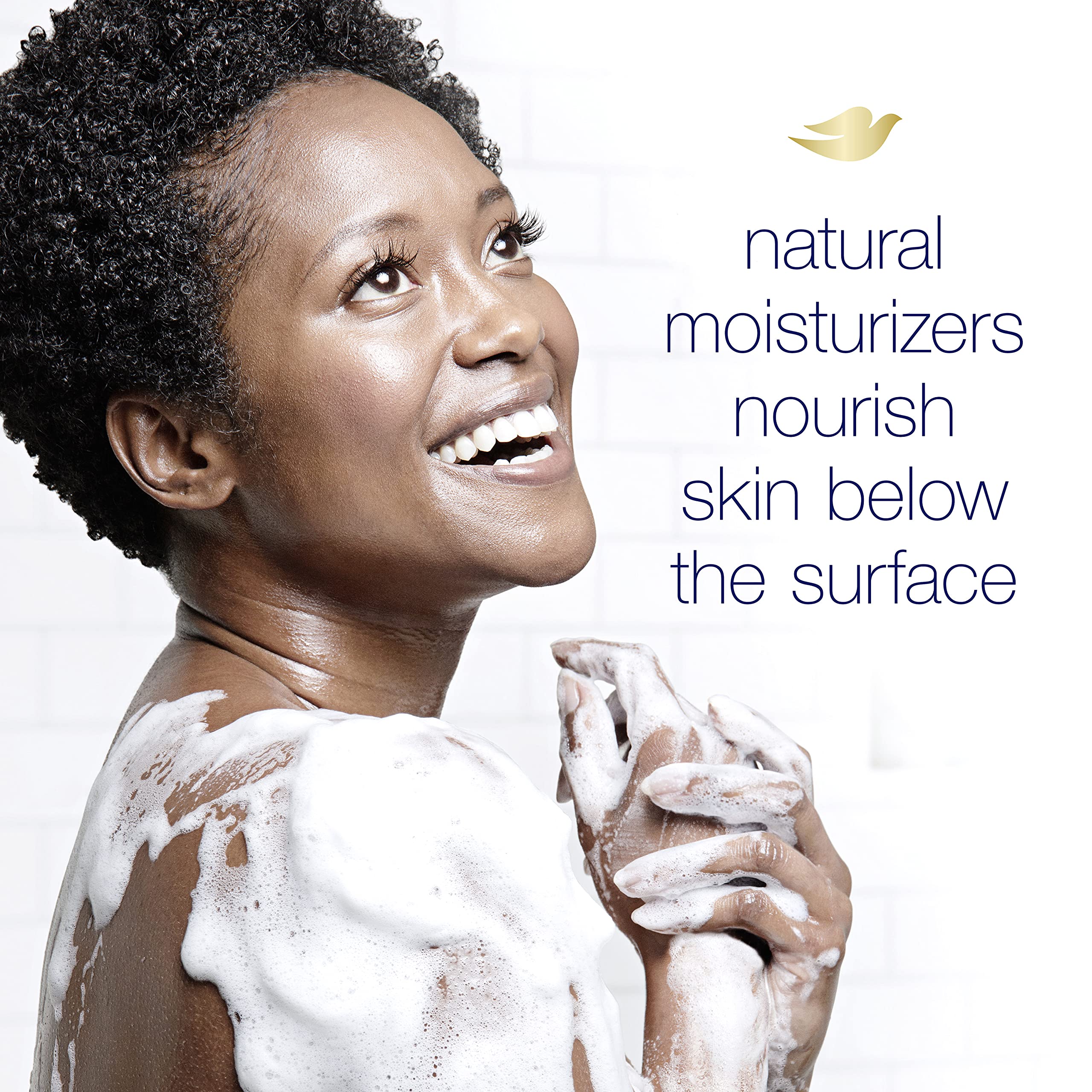 Dove Instant Foaming Body Wash for Soft, Smooth Skin Deep Moisture Cleanser That Effectively Washes Away Bacteria While Nourishing Your Skin 13.5 oz