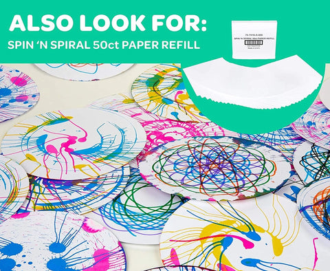 Crayola Spin & Spiral Art Station, DIY Crafts, Toys for Boys & Girls, Gift, Age 6, 7, 8, 9