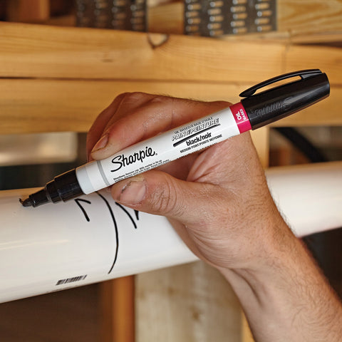 Sharpie Oil-Based Paint Marker, Medium Point, Black, 1 Count - Great for Rock Painting