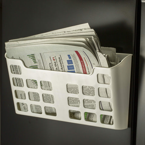 Officemate MagnetPlus Magnetic Letter Size File Pocket, Plastic, White (92543), 2.52 x 13.62 x 6.69 Inches,Offwhite