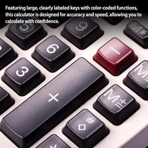 Victor Printing Calculator, 1208-2 Compact and Reliable Adding Machine with 12 Digit LCD Display, Battery or AC Powered, Includes Adapter,White