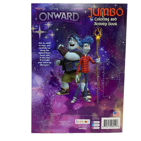Disney Onward 80pg Coloring Book -Assorted Style- 1 pc