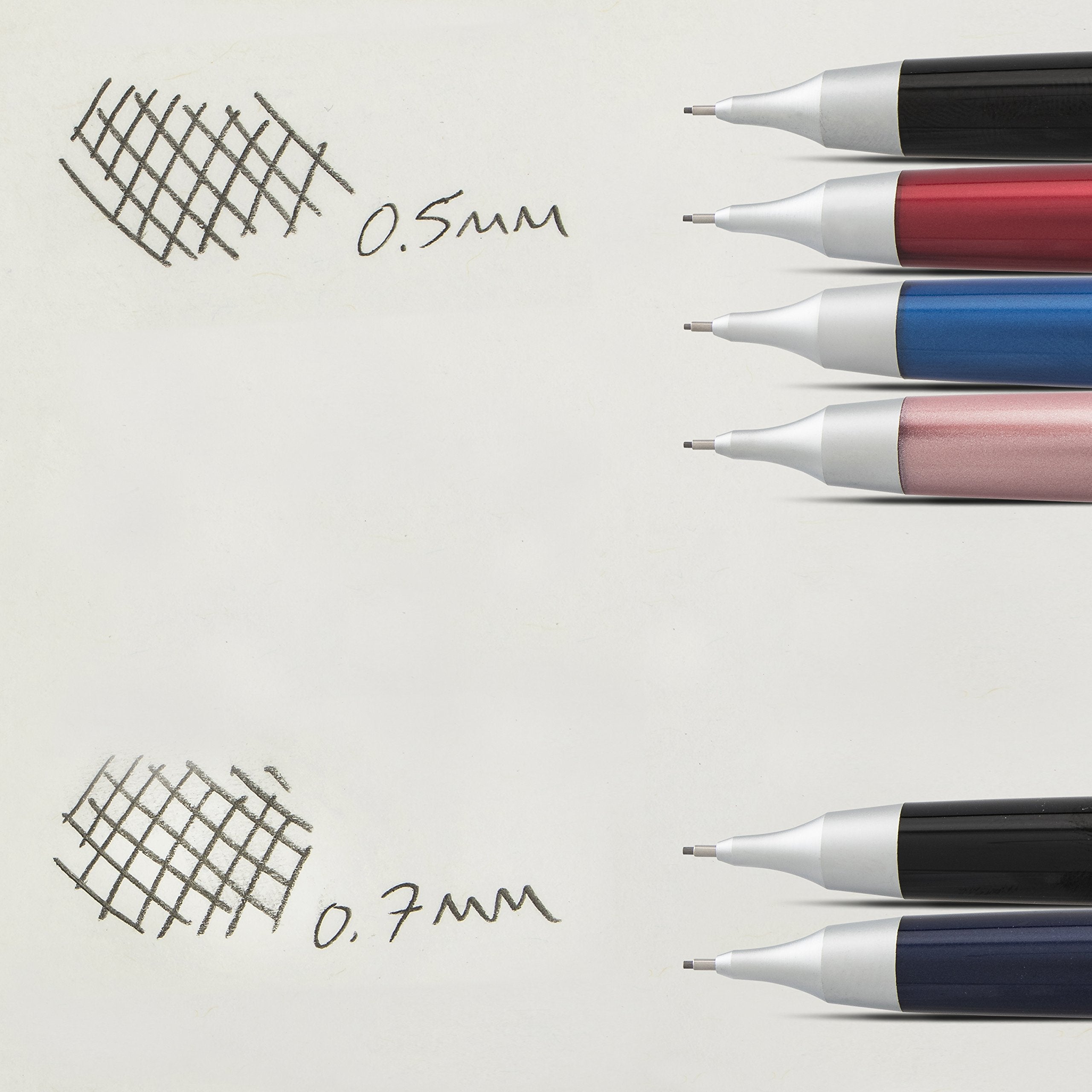 Pentel Sharp Kerry Mechanical Pencil (0.7mm), Black Barrel, 1 Pencil (P1037A)