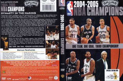 2004-2005 NBA Champions - San Antonio Spurs