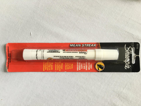 Sharpie 85118-PP Bold White Permanent Marker, 6 Pack, Dries in Minutes