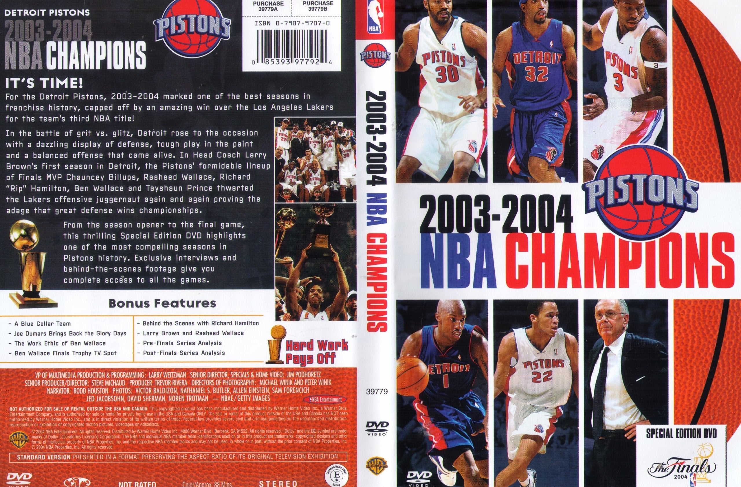 2003-2004 NBA Champions: Detroit Pistons